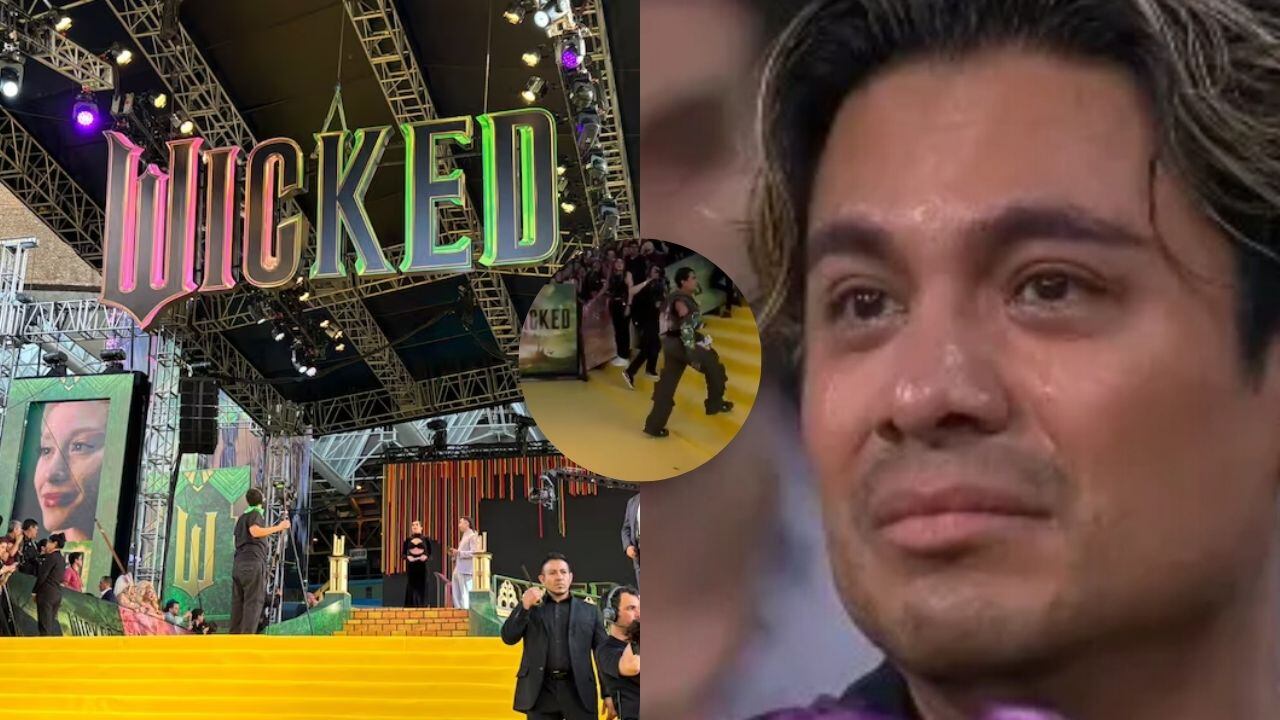 El influencer fue rechazado por los asistentes a la premier de Wicked en México.