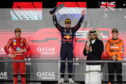 Max Verstappen celebra su título mundial con un triunfo en Qatar