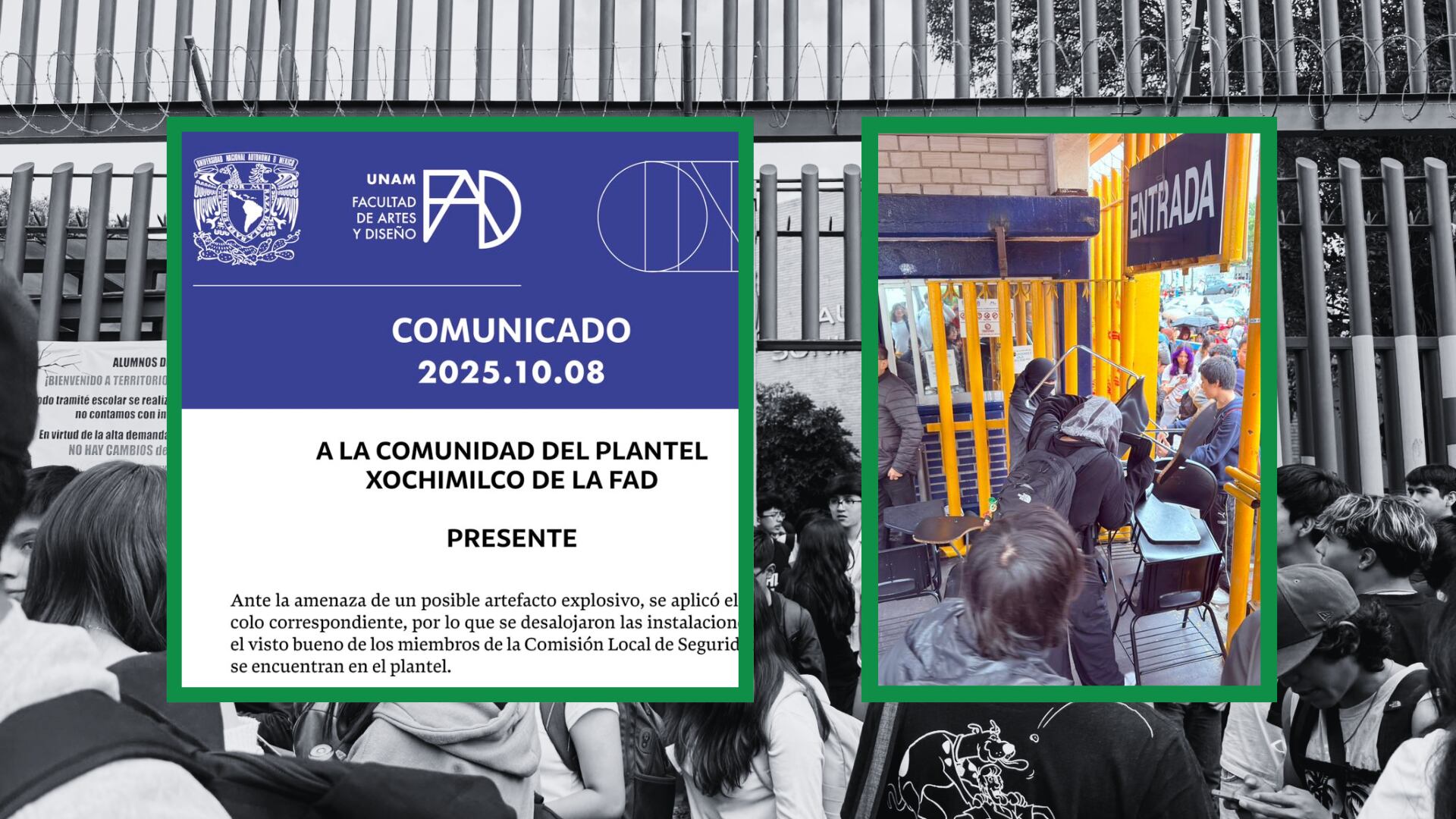 Dos ataques contra la UNAM en un mismo día