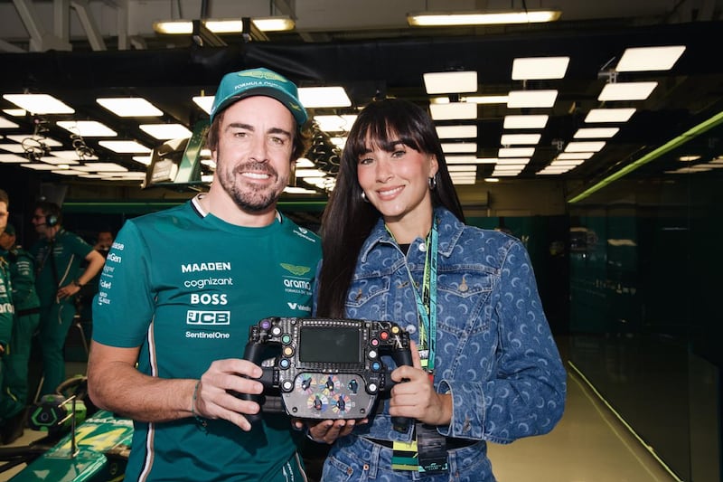 Aitana acudió al GP de México invitada por Fernando Alonso
