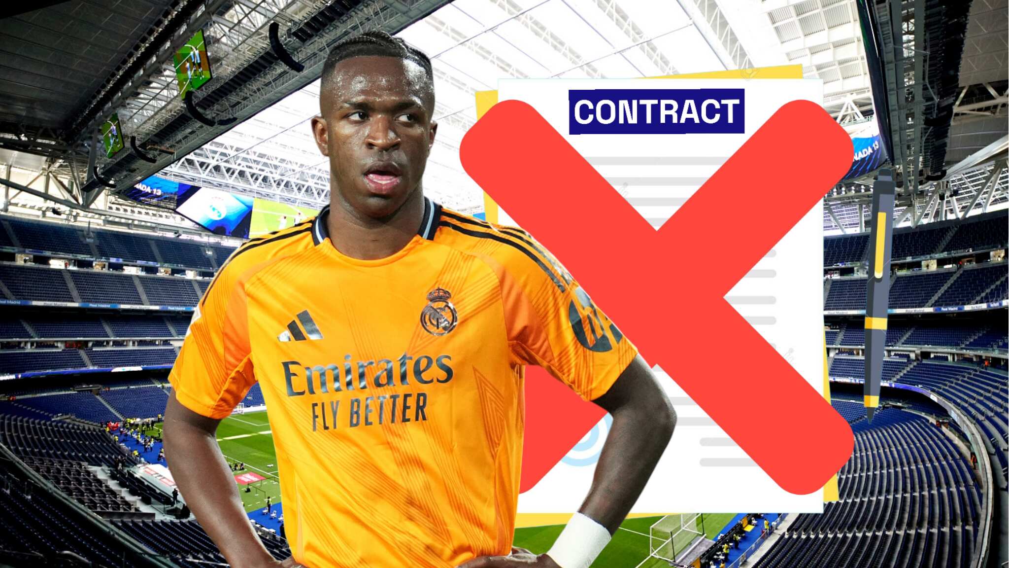 Vinícius rechaza la primer oferta de renovación