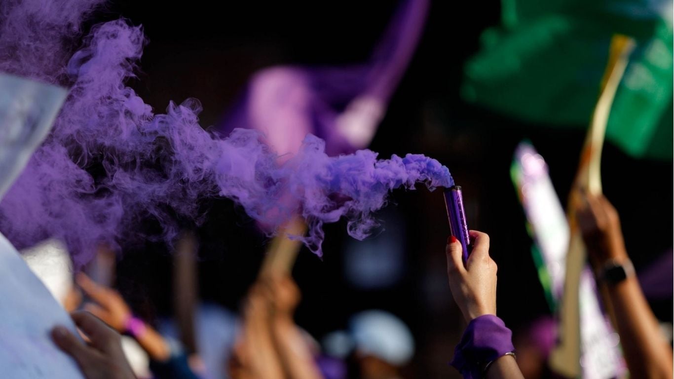 Marcha feminista en la CDMX