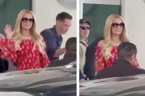 Paris Hilton es captada al llegar a Monterrey