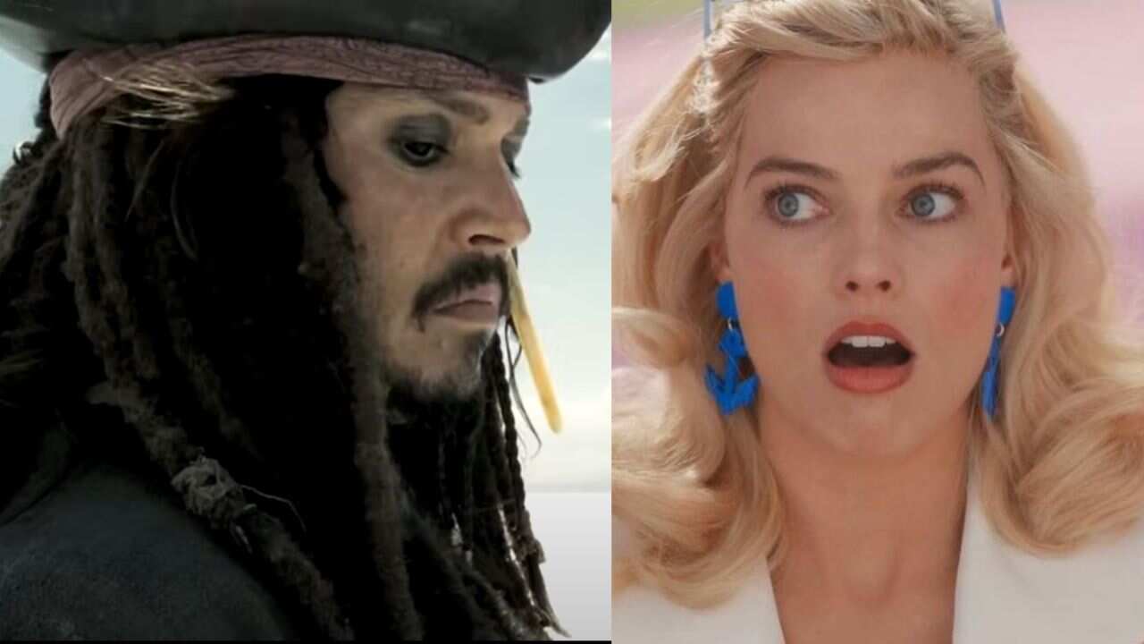 Johnny Depp y Margot Robbie