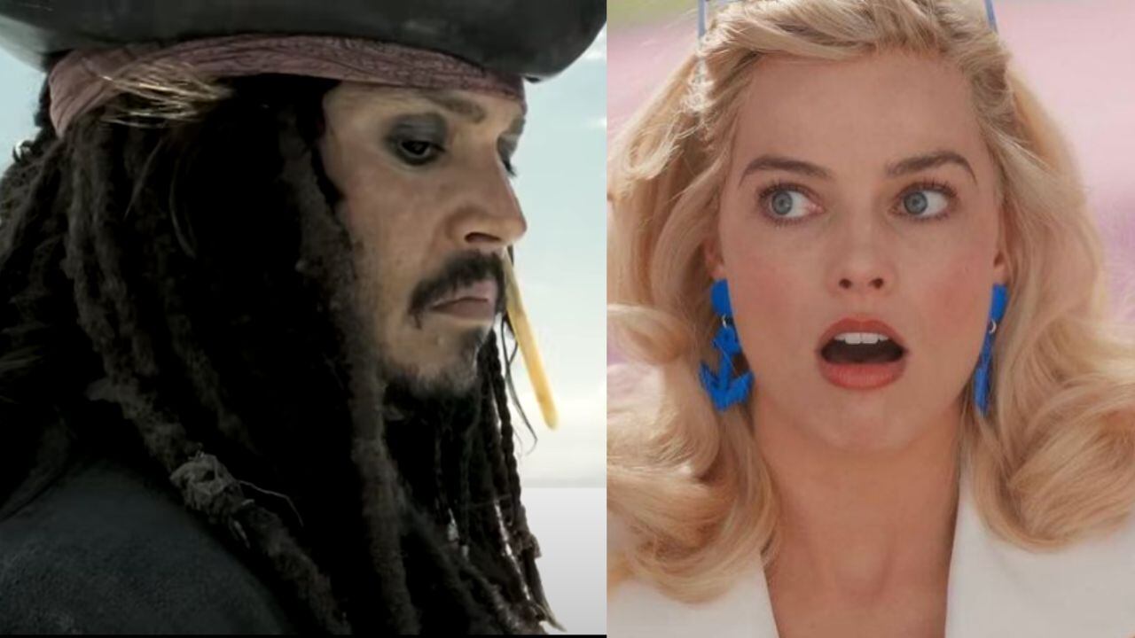Johnny Depp y Margot Robbie