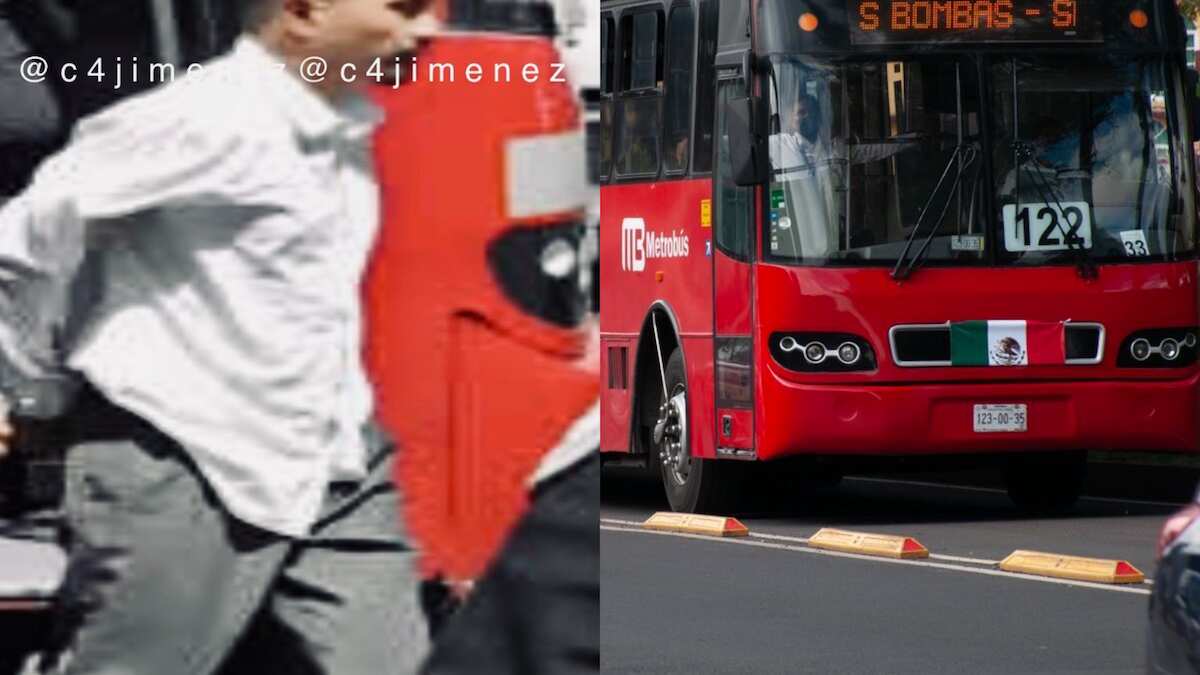 El chofer fue detenido por elementos de la SSC. (Especial)