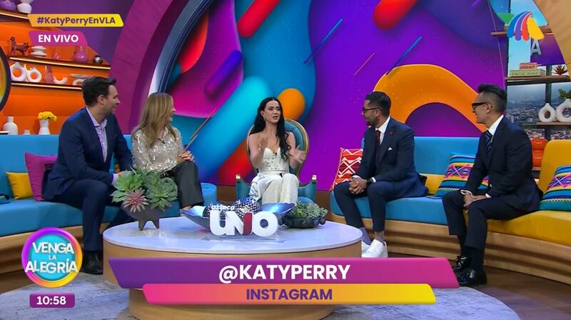 Katy Perry se suma como conductora de ‘Venga la Alegría’