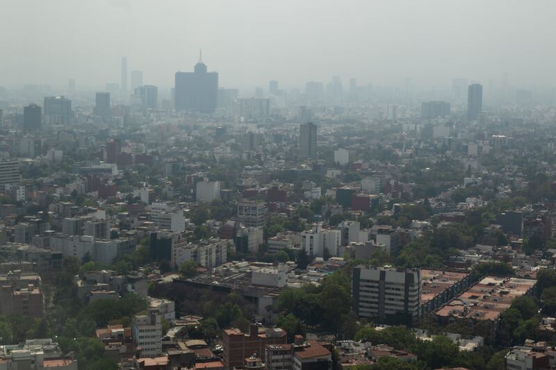 CIUDAD DE MÉXICO, 08FEBRERO2023.- Mala calidad del aire en la Ciudad de México. 
FOTO: MOISÉS PABLO/CUARTOSCURO.COM