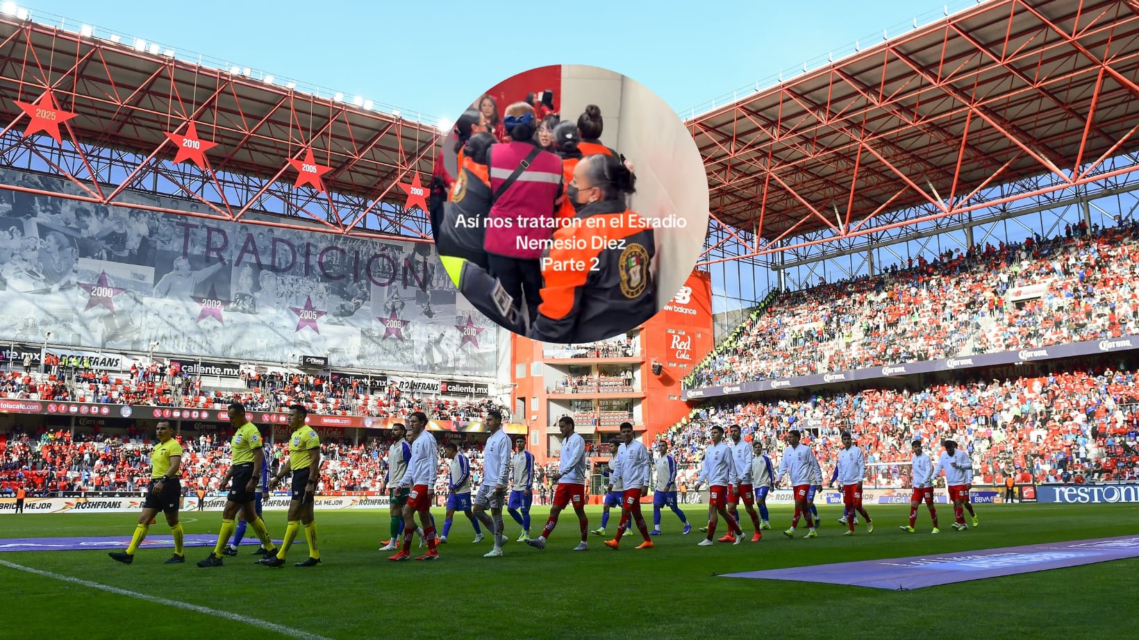 Aficionadas del Cruz Azul fueron violentadas en el Nemesio Diez.