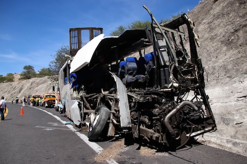 Muerte sobre ruedas: México, en alerta por ‘epidemia’ de accidentes en autobús