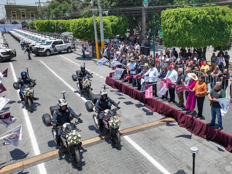 Delfina Gómez fortalece Estrategia Operativa Oriente con 40 patrullas de alta tecnología en Texcoco