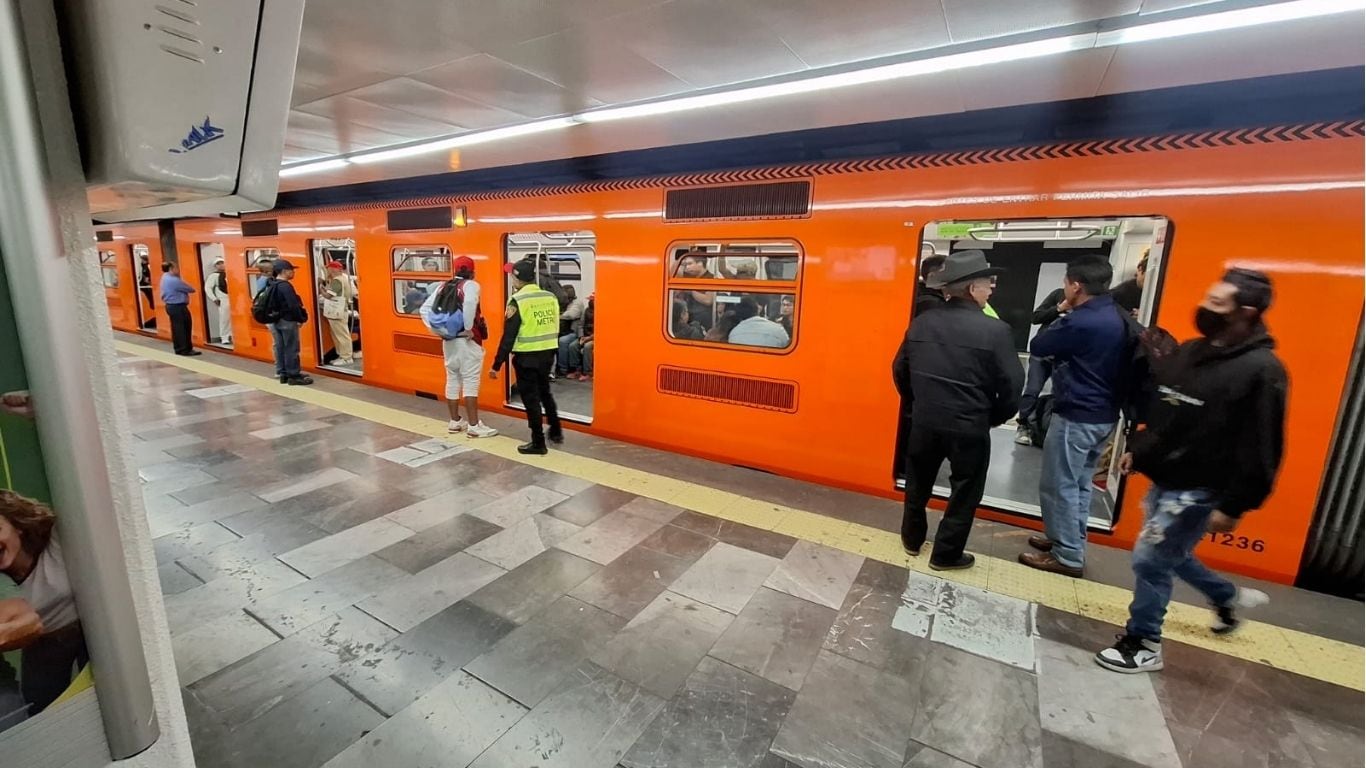 Alta demanda del Metro CDMX