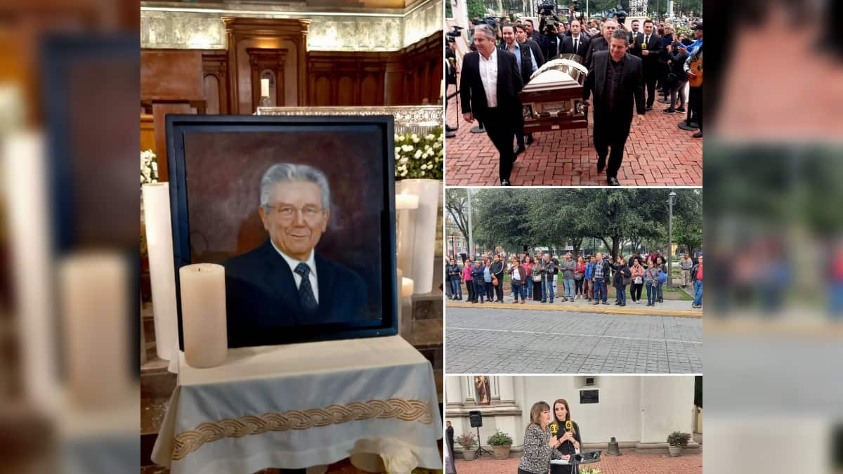 Más que una ceremonia triste se exaltó la vida de Héctor Benavides.