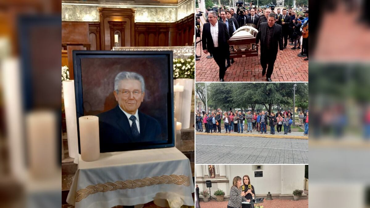 Más que una ceremonia triste se exaltó la vida de Héctor Benavides.