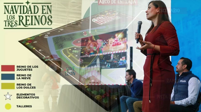 León comienza a vivir la magia de la navidad.