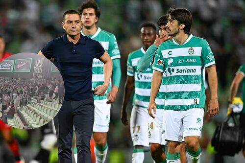Censura en el futbol mexicano: Santos retira de su estadio a aficionados que protestaron en su contra