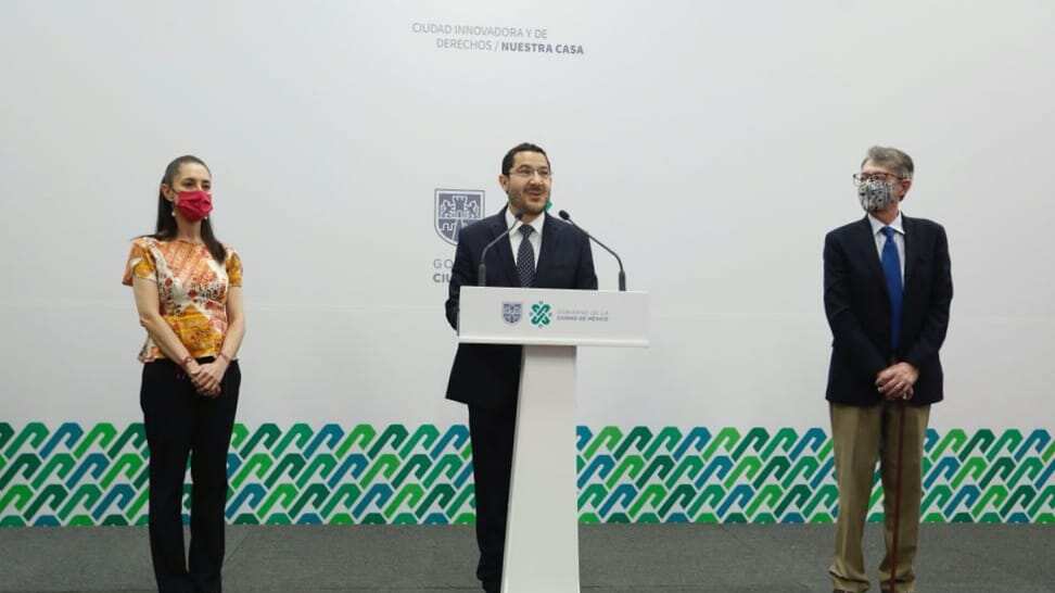 Videoconferencia de la jefa de gobierno, Claudia Sheinbaum.