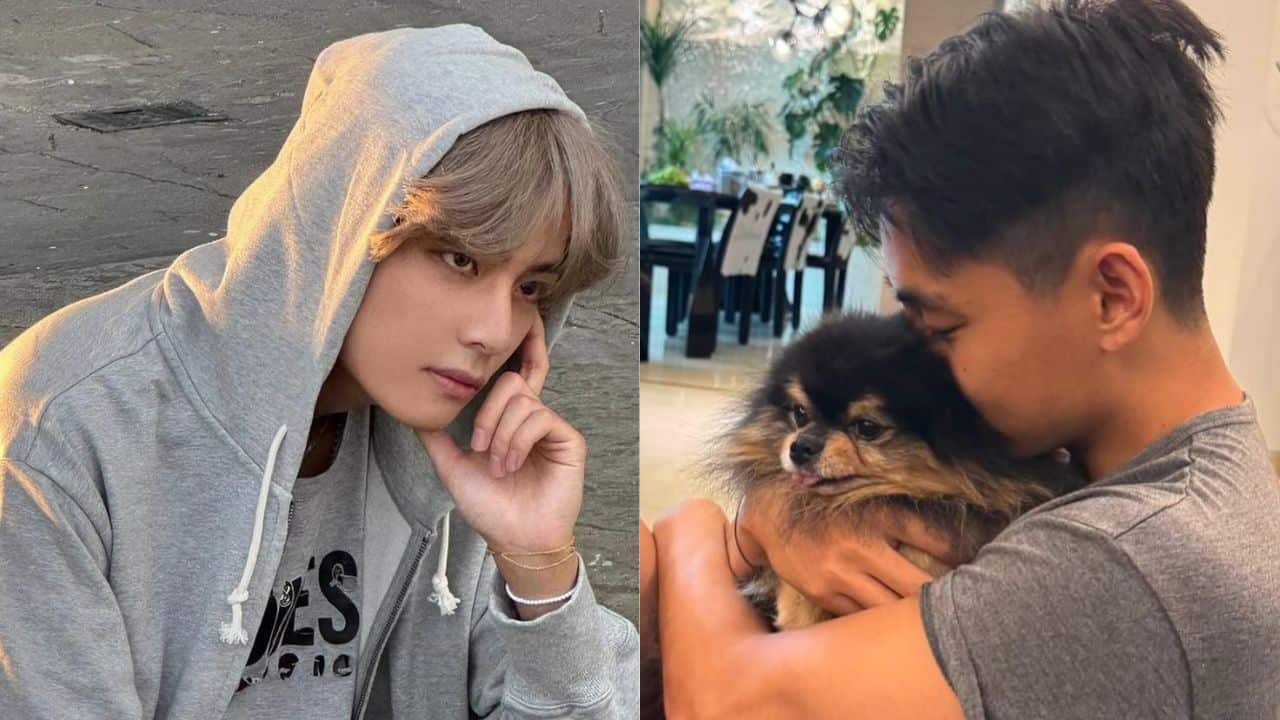 V de BTS y Yeontan