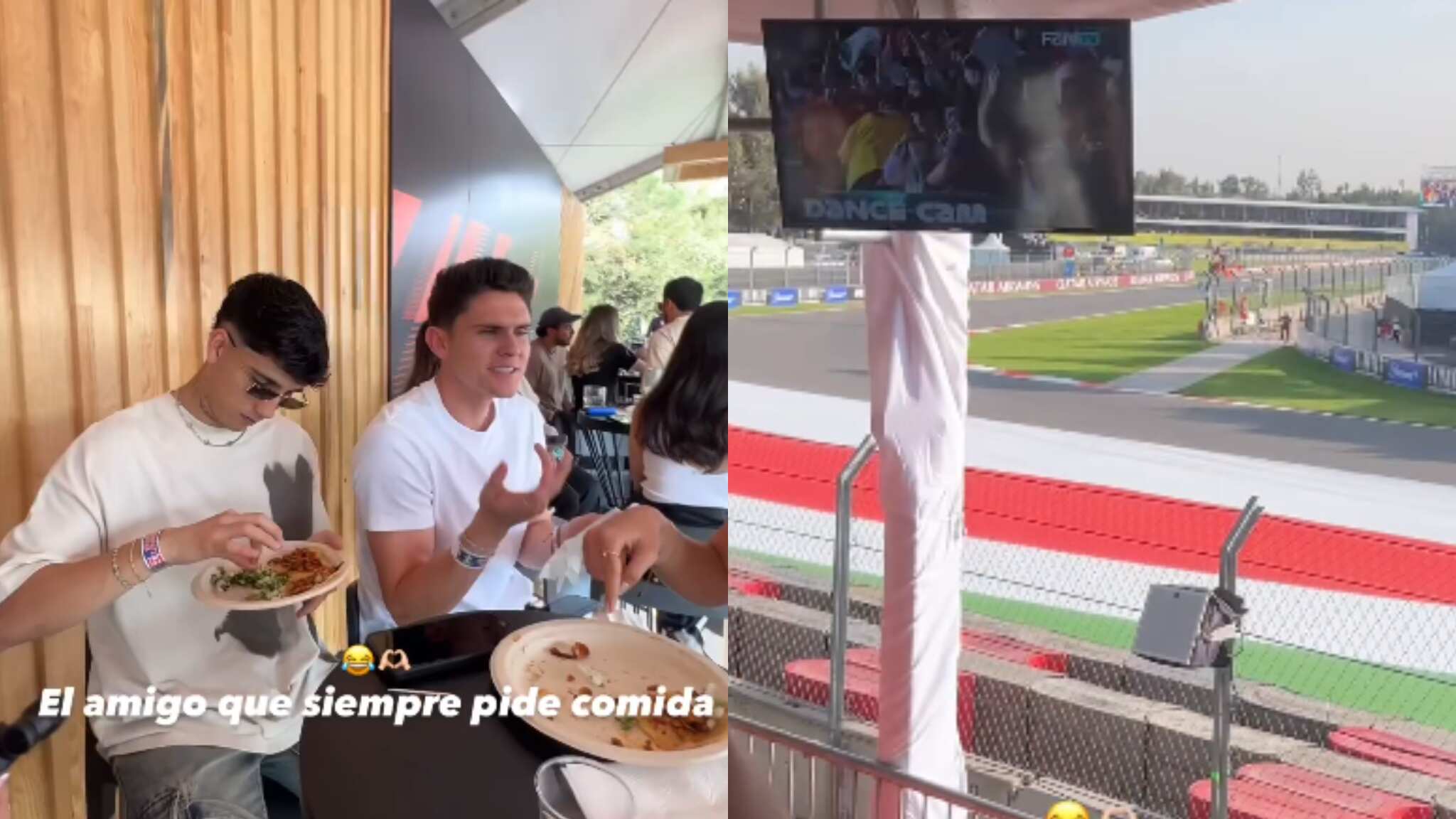 Jugadores del América aprovechan el GP para tomar un descanso