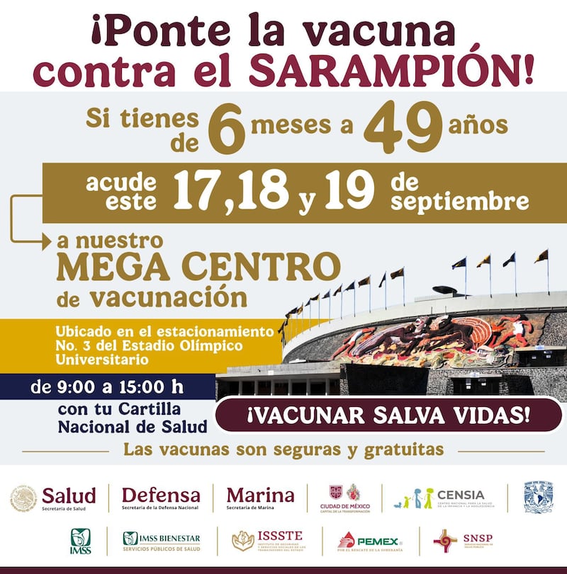 CU megacentro de vacunación