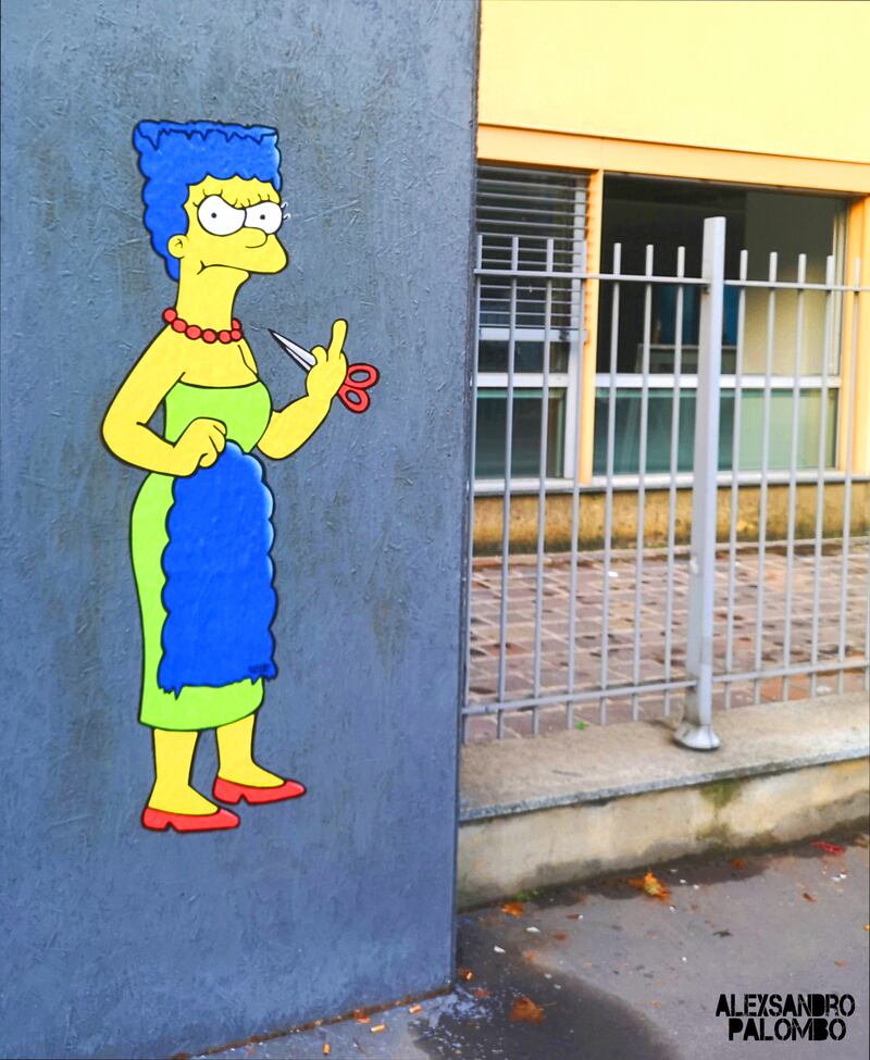 AlexSandro Palombo. El irreverente artista italiano ha sido uno de los más conocidos en la última década.