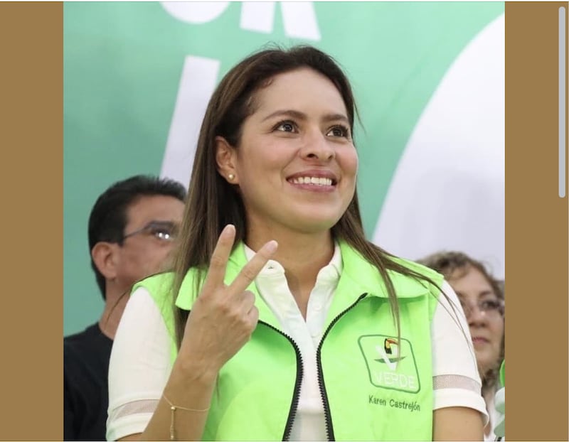 Karen Castrejón, presidenta del PVEM
