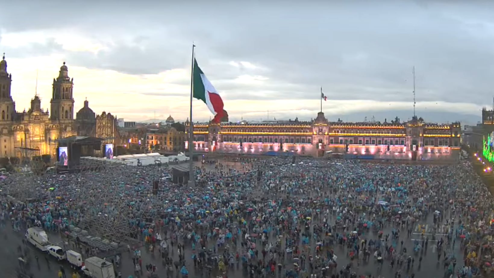 Zócalo cdmx grito de independencia 2022