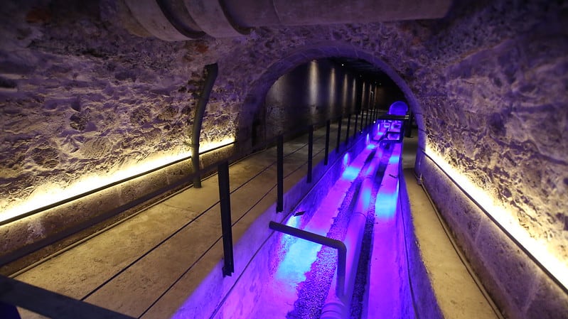 El rescate del puente inició en 2016 y hasta el año pasado pudieron ser descubiertos los cinco arcos.