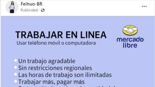 Estafa de oferta laboral por mensaje de Whatsapp