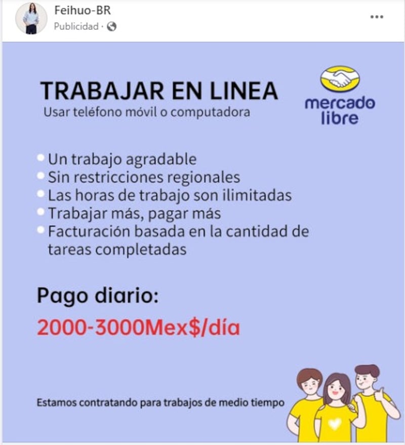 Estafa de oferta laboral por mensaje de Whatsapp