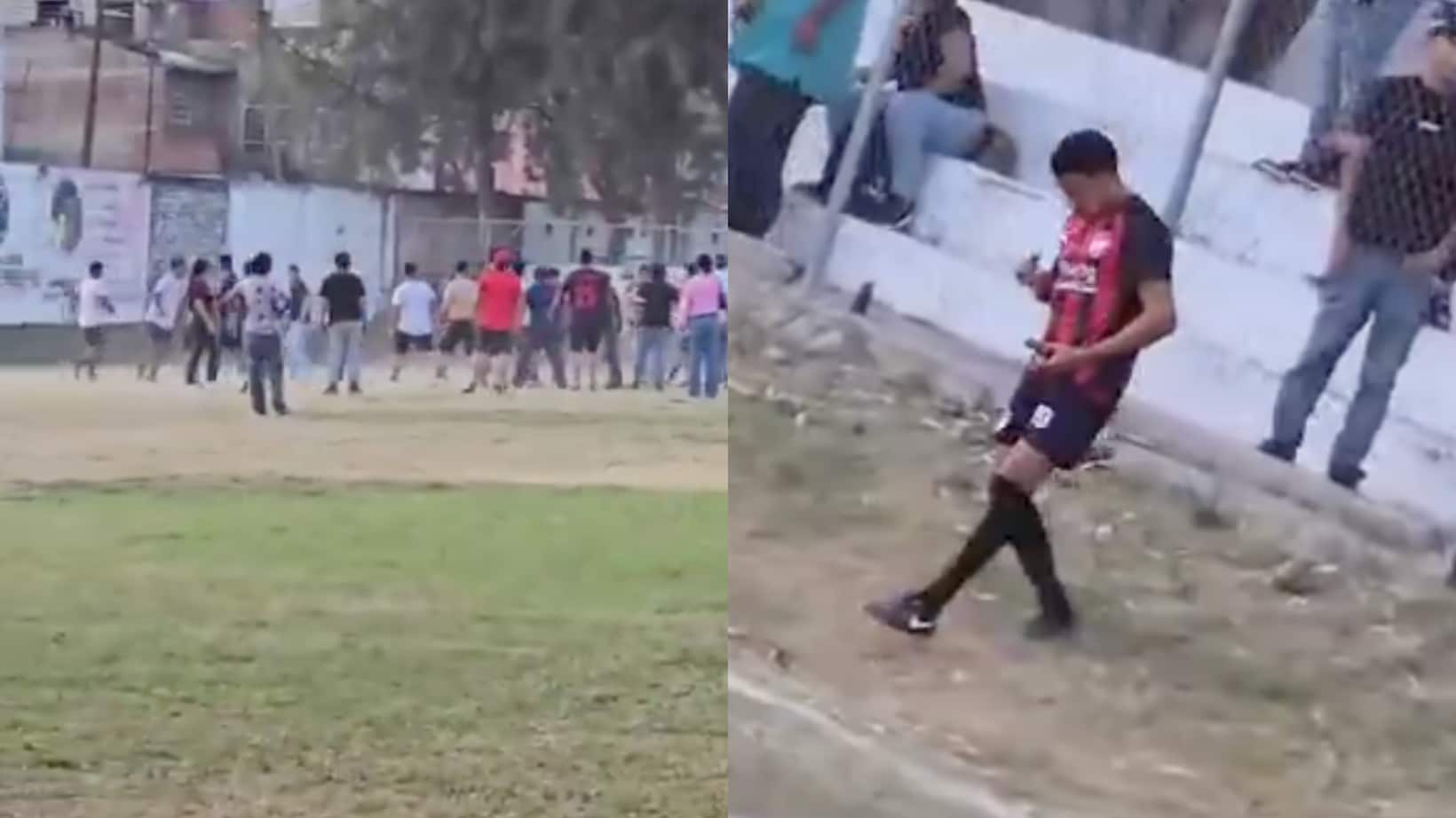 Exjugador profesional sacó un arma en plena pelea.