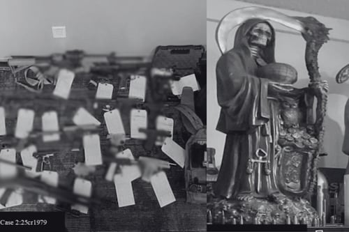 Detienen a mexicano en EE. UU. por tráfico de armas; hallan altares de la Santa Muerte