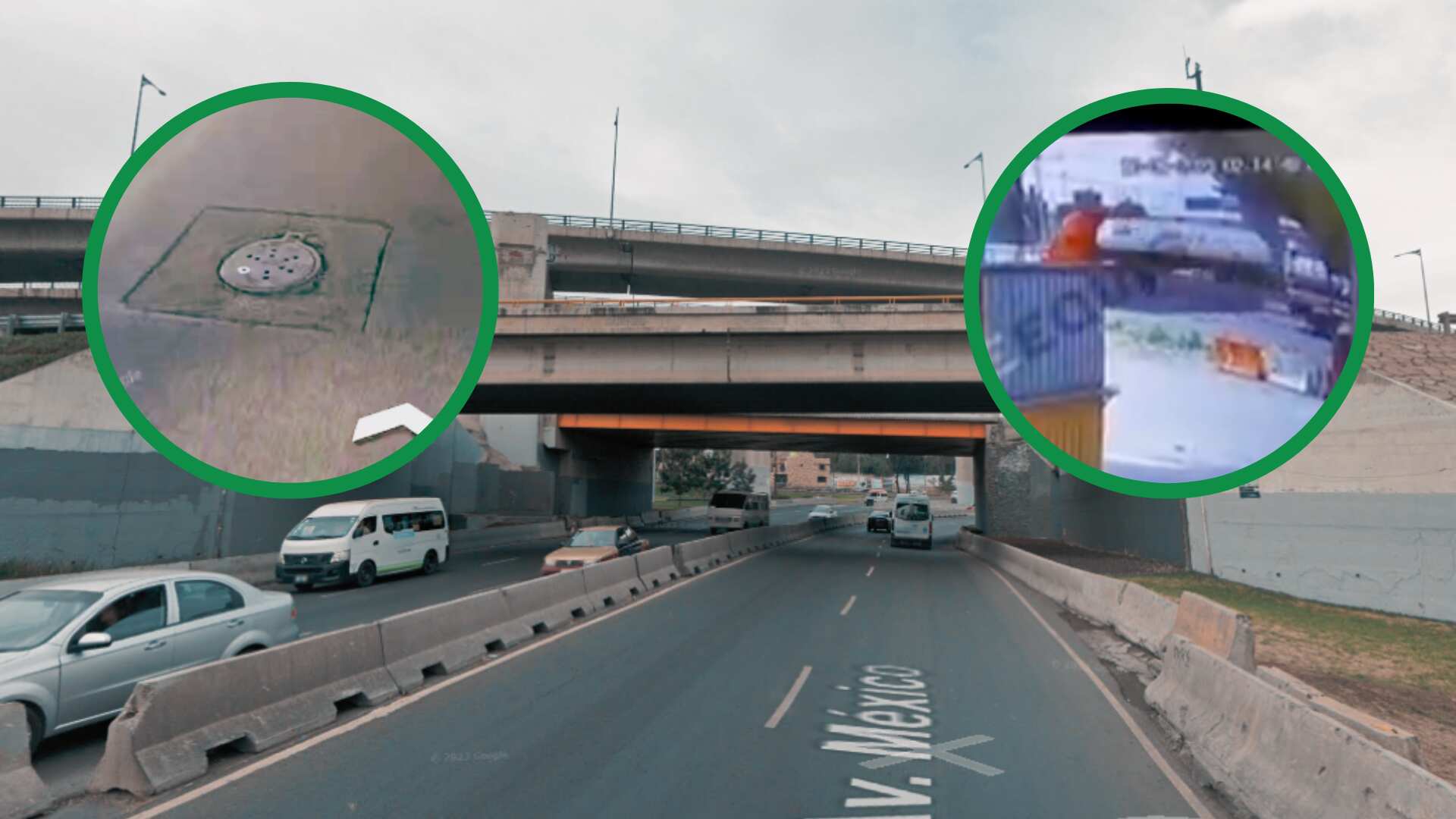 Según la Fiscalía, la pipa sufrió dos impactos contra muros de contención y la fractura del contenedor provocó la fuga de gas que detonó la explosión