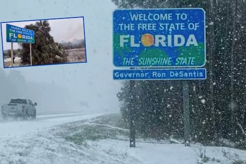 ¿Florida dejará de ser el estado del Sol, a qué se deben las atípicas nevadas?