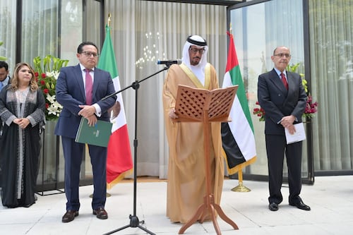 Emiratos Árabes Unidos y México celebran amistad y compromisos a futuro