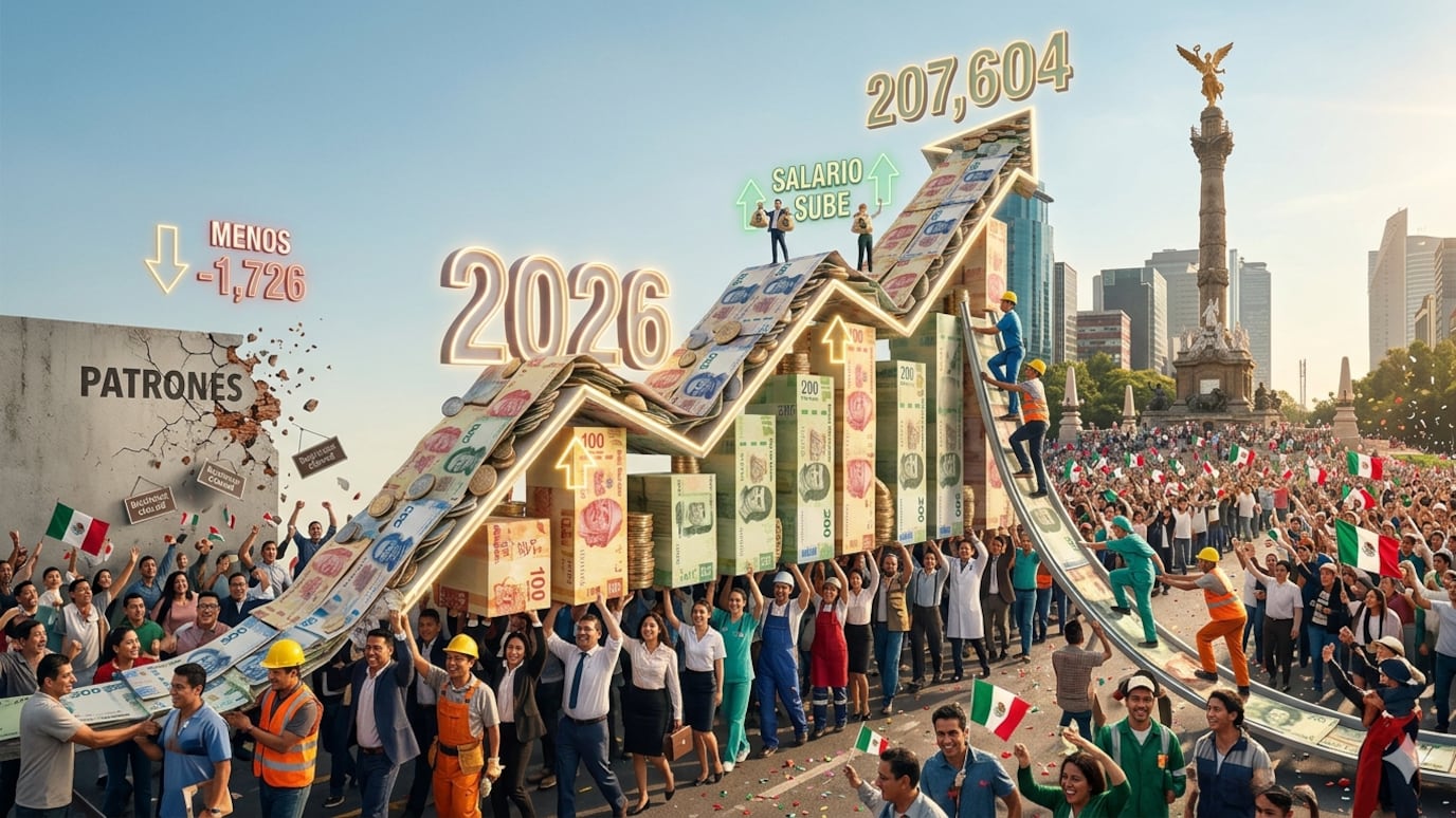 Pese al crecimiento del empleo, más de mil 700 patrones salieron del registro del Seguro Social en el último mes.