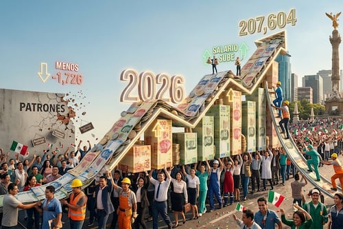 México suma 207 mil empleos en lo que va de 2026; salario sube