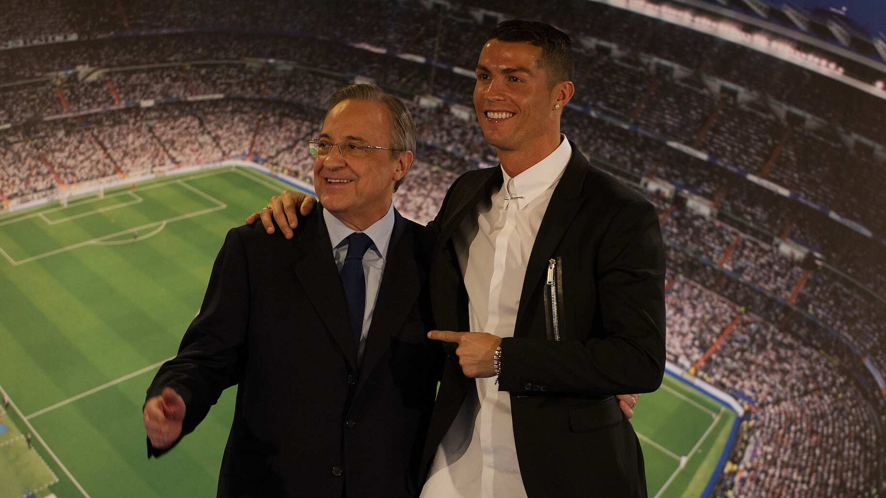 Florentino Pérez y Cristiano Ronaldo | Getty Images