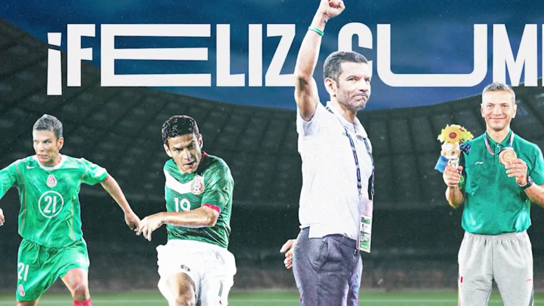 La Femexfut felicitó al Jimmy con un emotivo video.