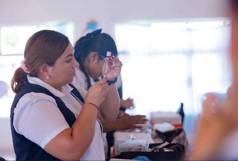 aplicación de vacunas