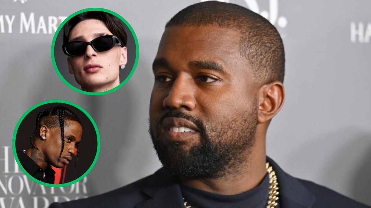 Kanye West, Peso Pluma y Travis Scott