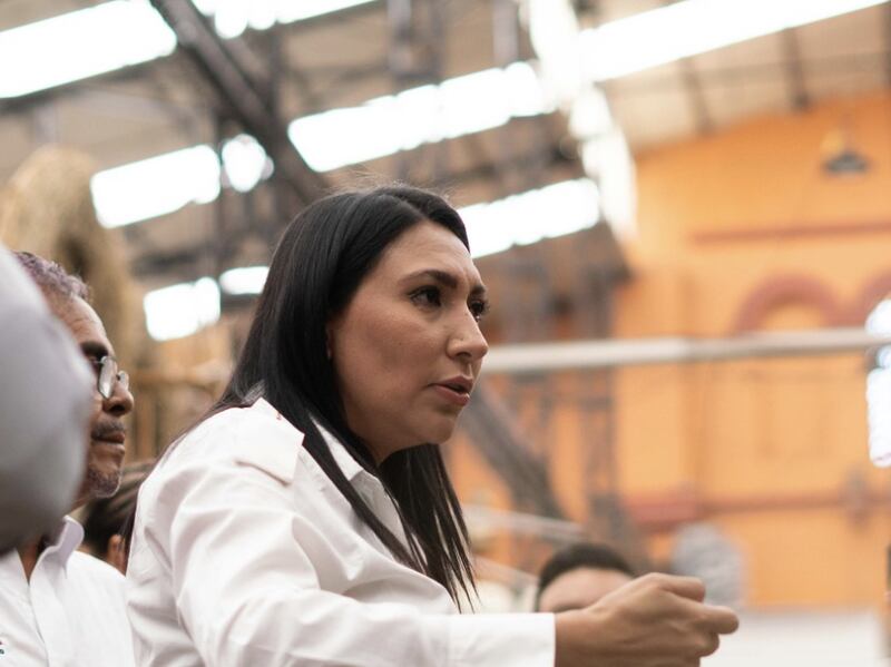 Gisela Gaytán, candidata por Morena a la alcaldía de Celaya fue asesinada en un mitin.