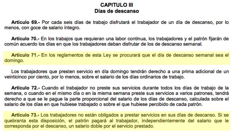 Ley-Federal-del-Trabajo-art-71-art-73