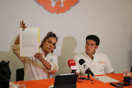 Denuncia Samuel García ataques contra candidatas de Movimiento Ciudadano