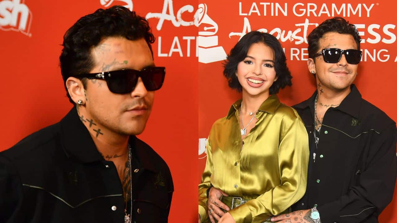 Christian Nodal y Ángela Aguilar