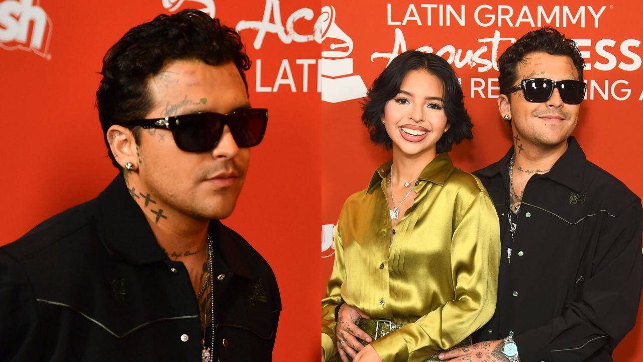 Christian Nodal y Ángela Aguilar