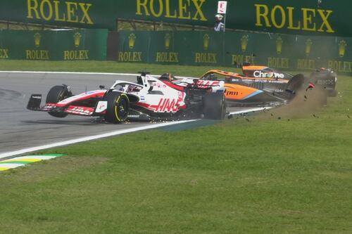 GP de Brasil tiene un inicio accidentado