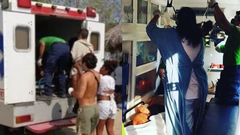 Turistas argentinos agredidos a machetazos en Chacahua, Oaxaca