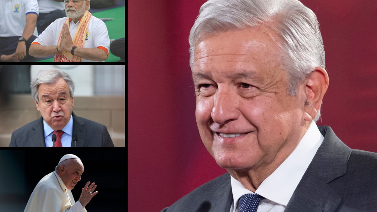 El presidente Andrés Manuel López Obrador propuso una terna de líderes globales que pueden trabajar por la paz mundial, integrada por Antonio Guterres, el Papa Francisco y Narendra Modi