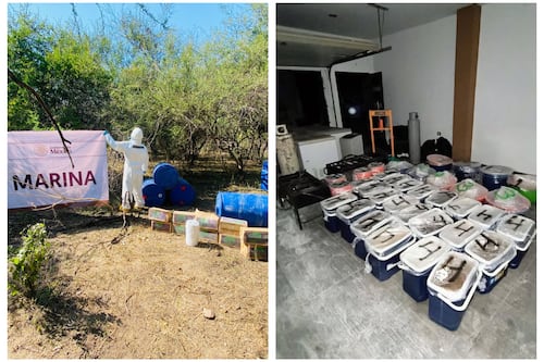 Decomisan 1.4 toneladas de metanfetamina y desmantelan narcolaboratorio en Sinaloa